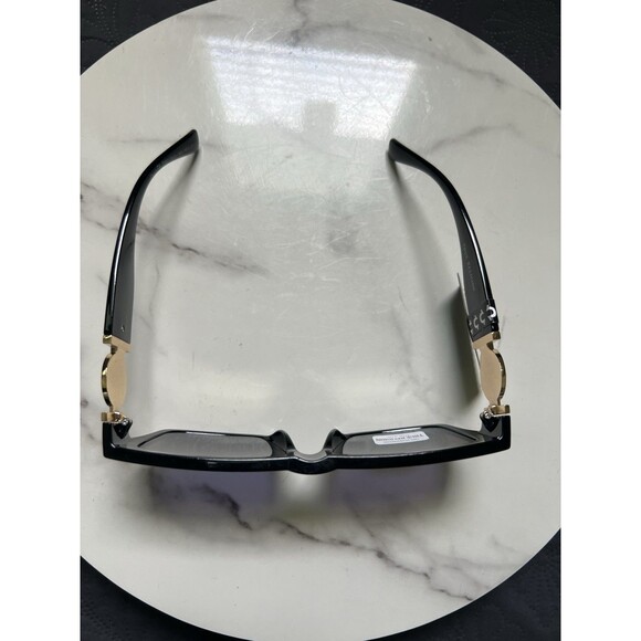 NWT Womens True Religion Sunglasses TRM1784X Black/Gold Reflectiv Oversized $90 main image 11